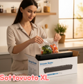 Macchina Sottovuoto Alimenti,Sigillatrice Automatica con 10 Sacchetti per Conservazione Alimenti