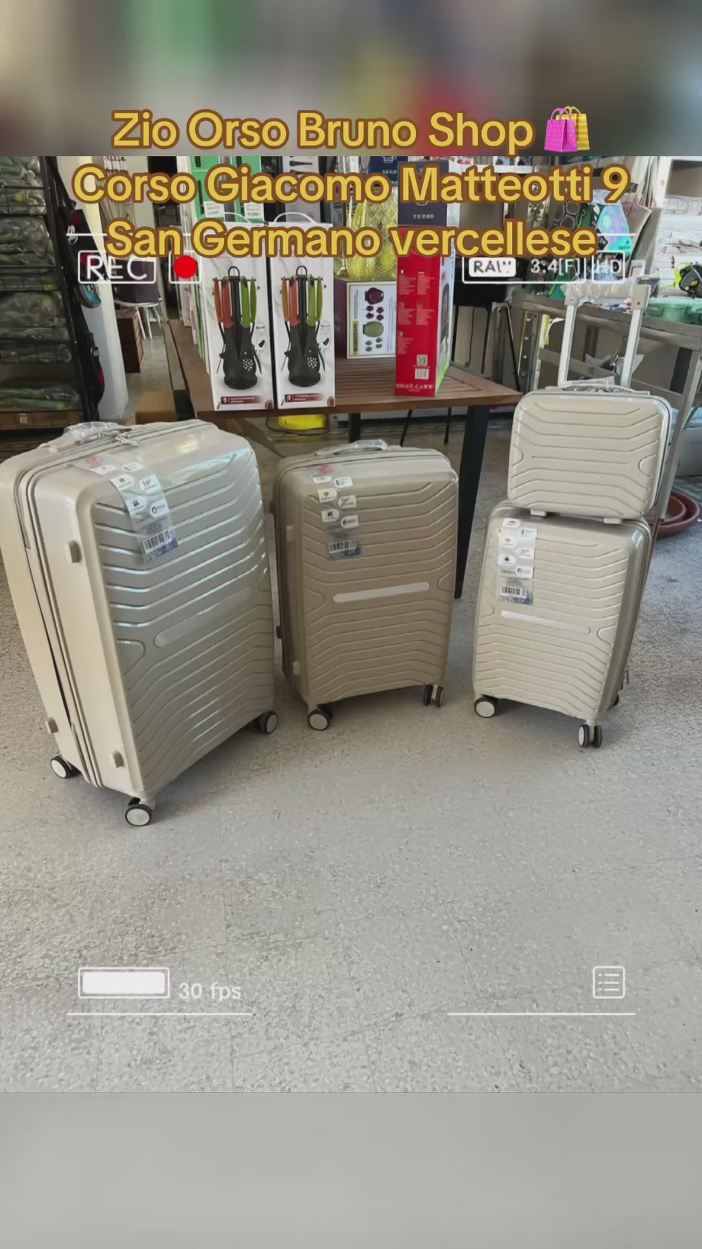 Set quattro valigie