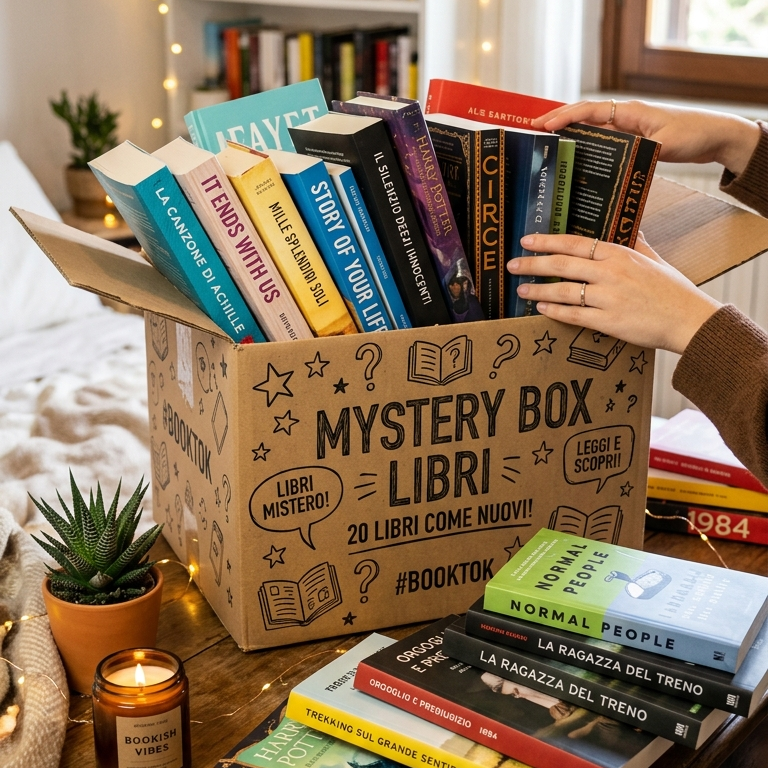 20 Libri come nuovi Mystery Box