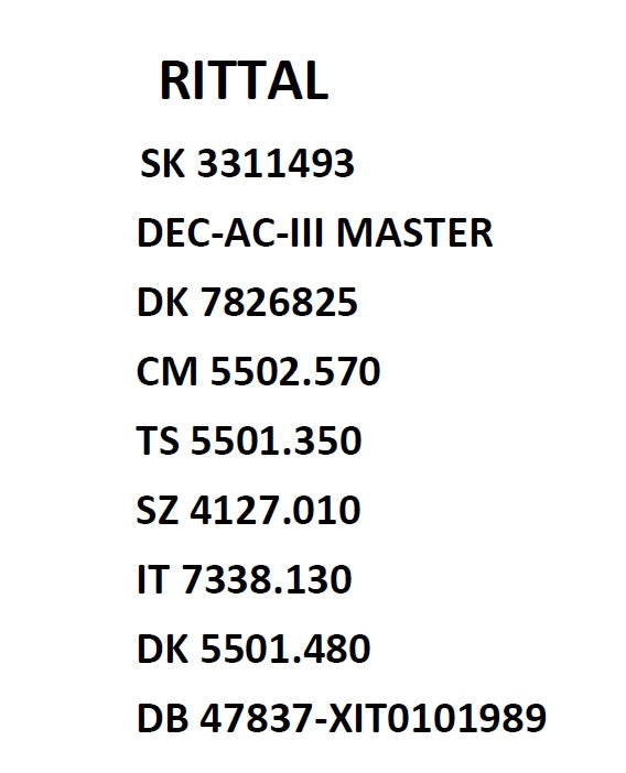 Unità di raffreddamento a liquido RITTAL - Condizionatore ad armadio. NUOVO.