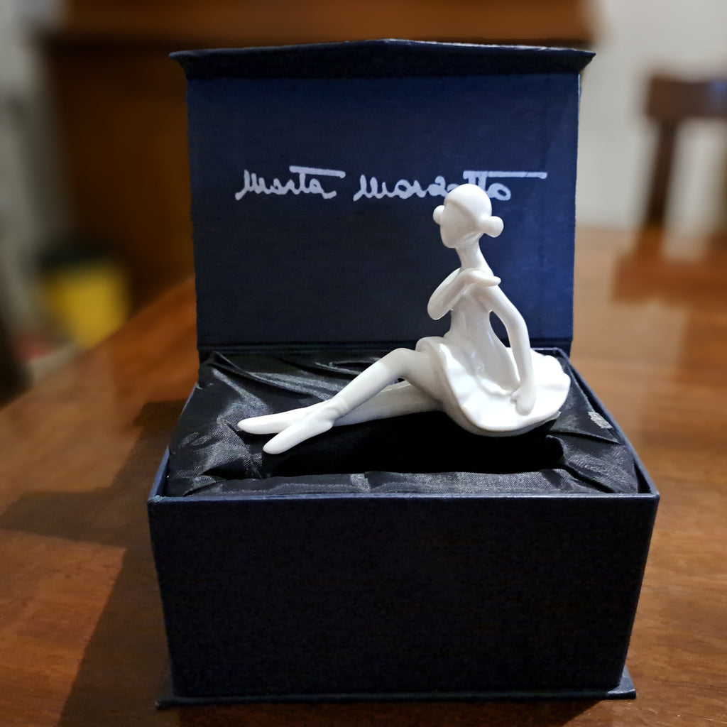 🌸 Elegante Statuina "Ballerina" – Collezione Marta Marzotto – Porcellana