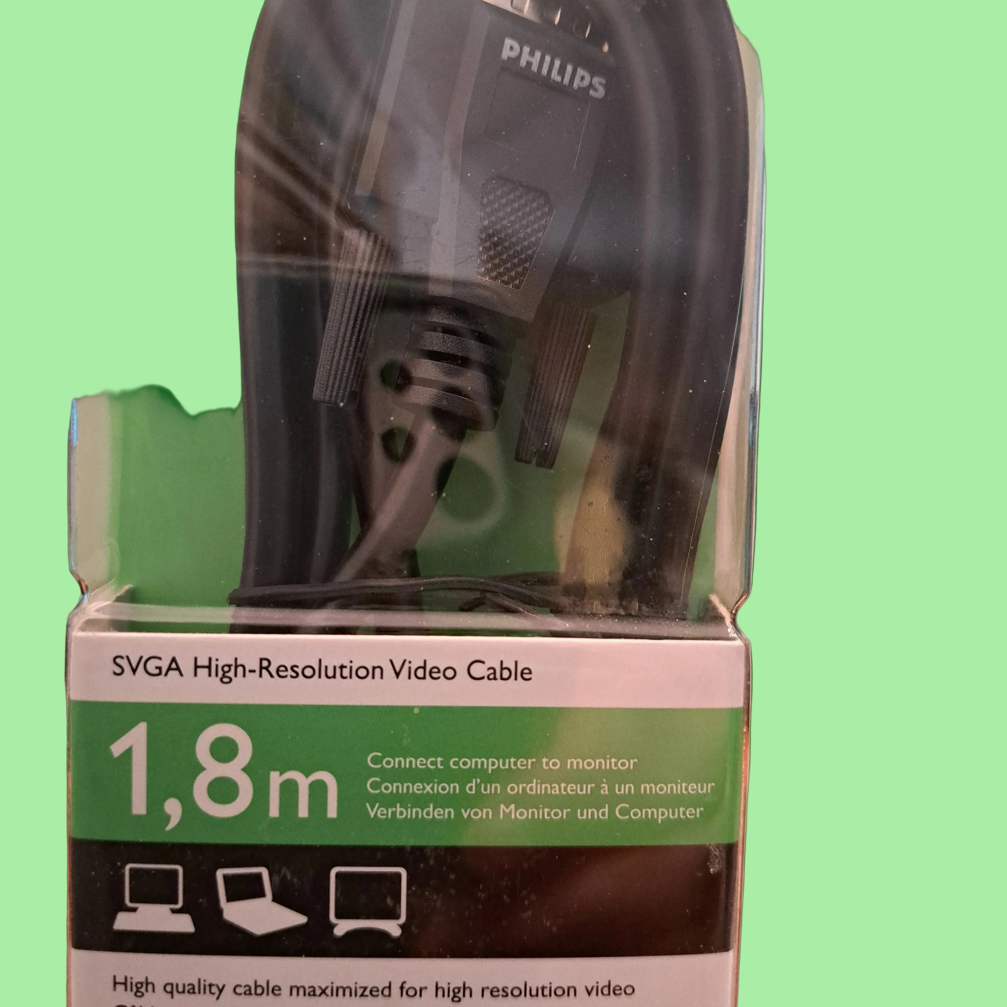 Cavo video SVGA ad alta risoluzione Philips 1,8 m
