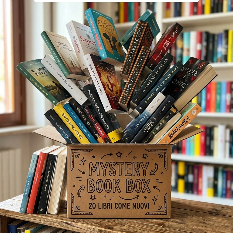 20 Libri come nuovi Mystery Box